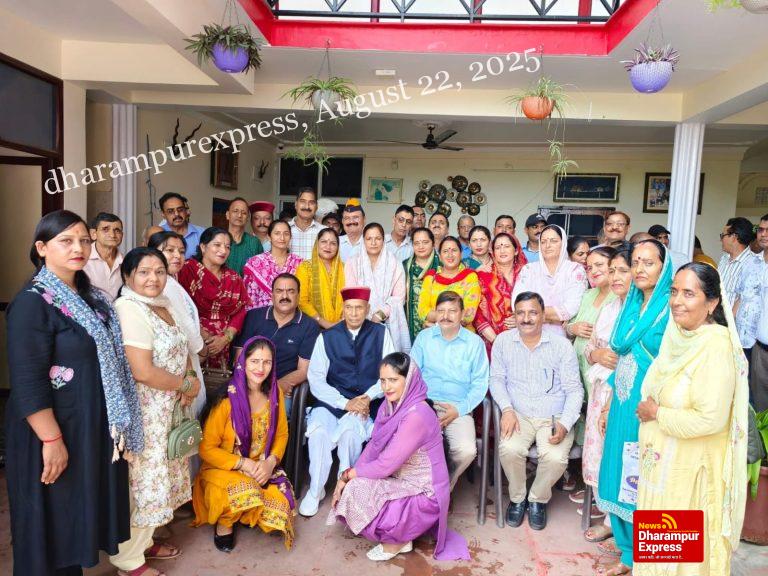 मुख्य प्रवक्ता नियुक्त होने के बाद राणा ने धूमल से की शिष्टाचार भेंट
