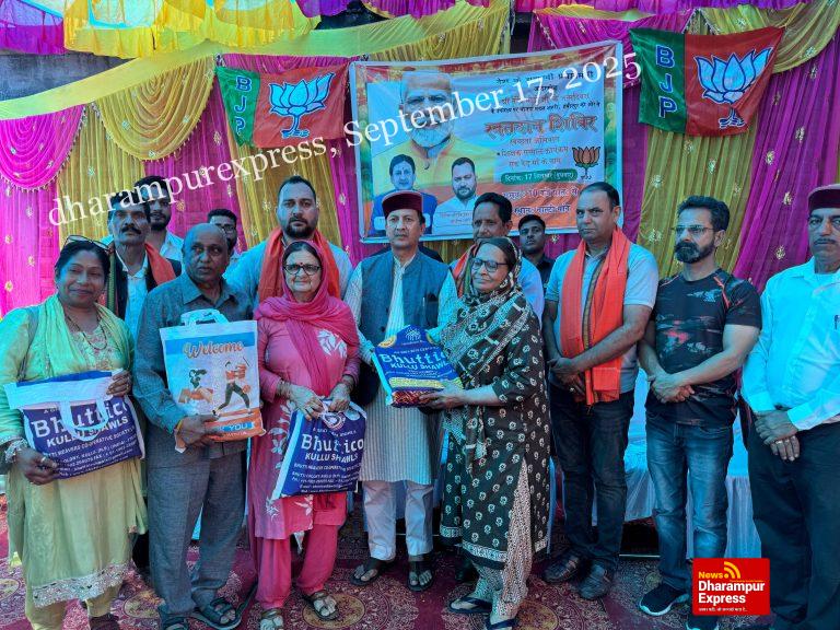 प्रधानमंत्री मोदी के जन्मदिवस पर नाल्टी में भाजपा मंडल ने मनाया सेवा पखवाड़ा