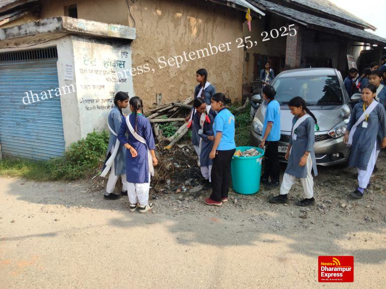 एनसीसी कैडेट्स ने नाल्टी बाजार में चलाया सफाई अभियान