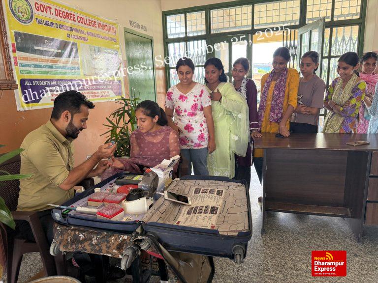 स्वस्थ नारी, सशक्त परिवार अभियान के तहत महिलाओं के स्वास्थ्य पर जागरूकता शिविर आयोजित