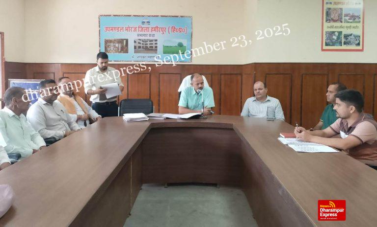 नगर पंचायत भोरंज की मतदाता सूचियों के प्रारूप किए साझा