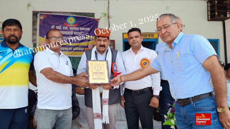 भोरंज में राम चंद्र पठानिया ने किया स्कूली खेल प्रतियोगिता का शुभारंभ
