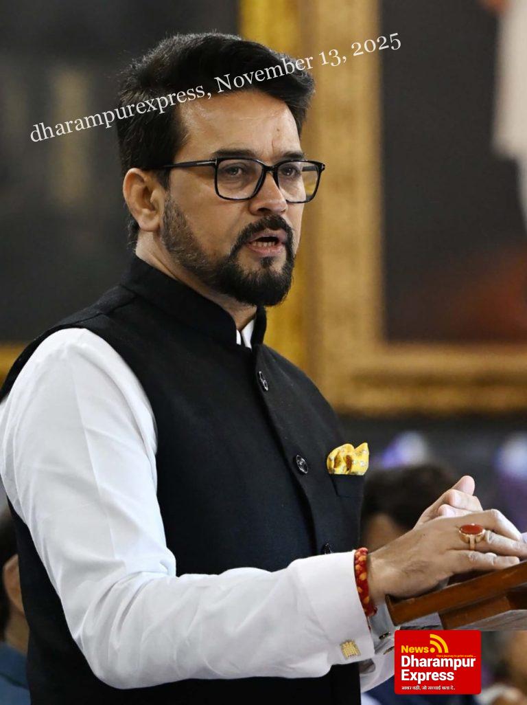 अनुराग सिंह ठाकुर करेंगे प्रदेश के विभिन्न जिलों का दौरा, पद यात्राओं एवं जनसम्पर्क कार्यक्रमों में लेंगे भाग