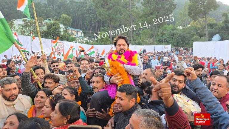 सरदार पटेल ने जिस पार्टी के निर्माण में योगदान दिया, उसी पार्टी ने उनकी उपलब्धियों को हाशिए पर डाल दिया: अनुराग ठाकुर