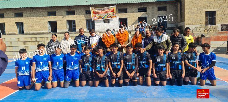 35वीं प्रदेश अंदर 16 कबड्डी चैंपियनशिप का शुभारंभ