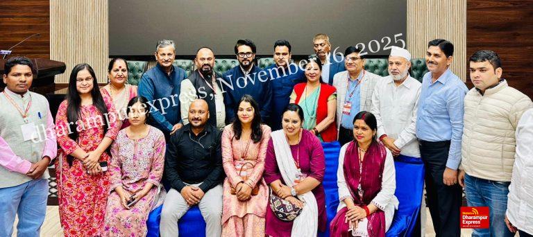 विद्यार्थियों के सर्वांगीण विकास में देशाटन की भूमिका महत्वपूर्ण: अनुराग सिंह ठाकुर    