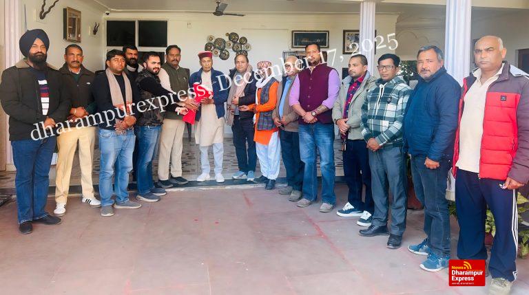जिला किसान मोर्चा ऊना के पदाधिकारियों ने प्रो. प्रेम कुमार धूमल से की शिष्टाचार भेंट