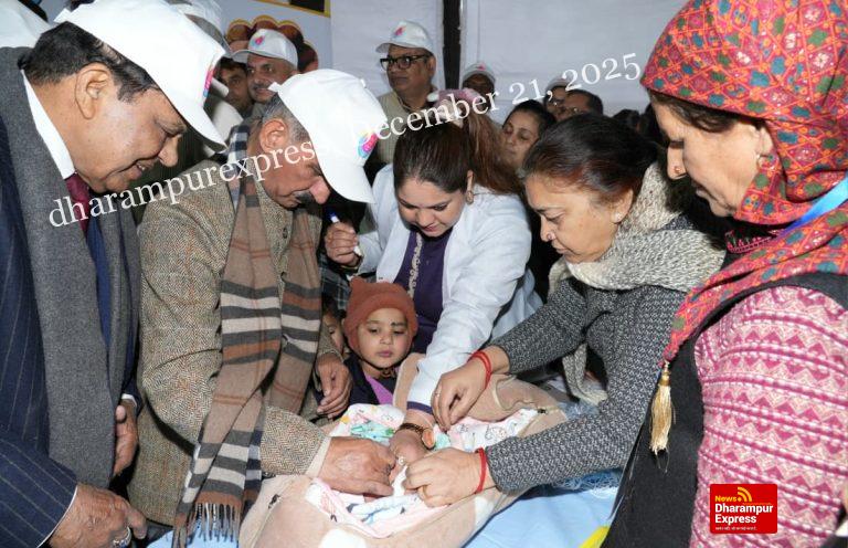 मुख्यमंत्री ने किया पल्स पोलियो अभियान का शुभारम्भ