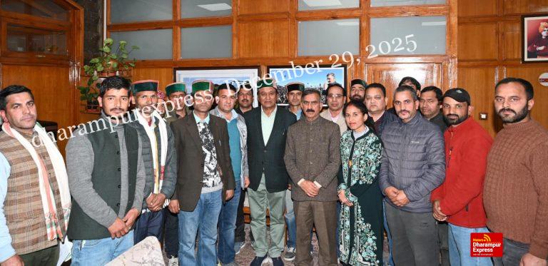 पांगी क्षेत्र के प्रतिनिधिमंडल ने मुख्यमंत्री से भेंट की