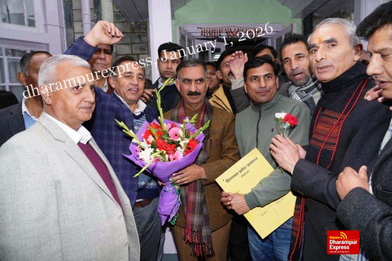 मुख्यमंत्री ने नव वर्ष पर आत्मनिर्भर हिमाचल का संकल्प दोहराया