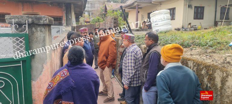 हमीरपुर शहर की सीवरेज व्यवस्था होगी चुस्त दुरुस्त: डॉ पुष्पेंद्र वर्मा