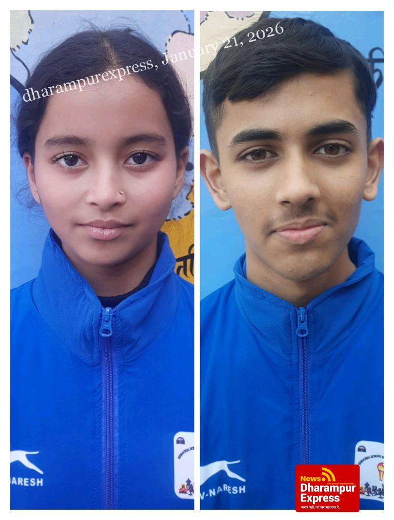 निधि व यशोवर्धन अत्री क्रमशः महिला व पुरुष, हिमाचल योगासन टीमों के कप्तान