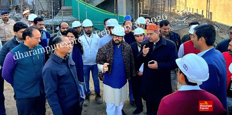 देहरा केंद्रीय विश्वविद्यालय के निर्माण कार्यों में तेजी लाने के सांसद अनुराग सिंह ठाकुर ने दिए निर्देश