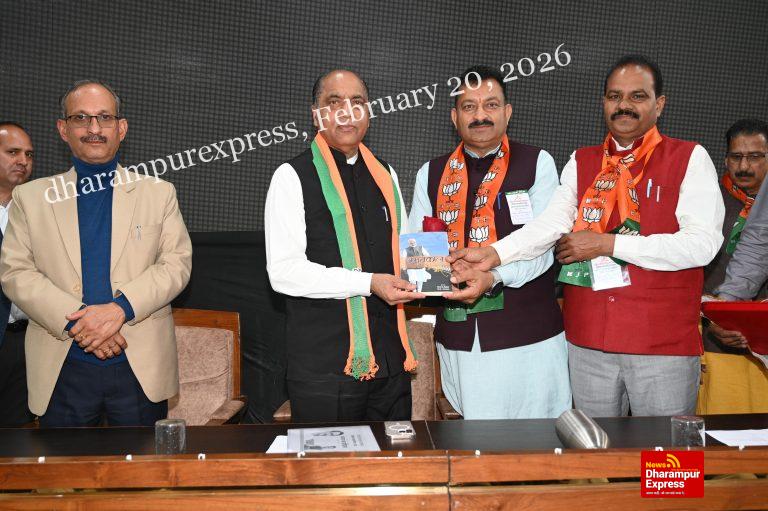 भाजपा एक जिम्मेदार दल, कांग्रेस केवल शोर मचाकर प्रदेश की जनता को कर रही गुमराह: जयराम ठाकुर