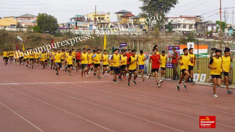 भर्ती रैली के तीसरे दिन 500 अभ्यर्थियों ने लिया भाग