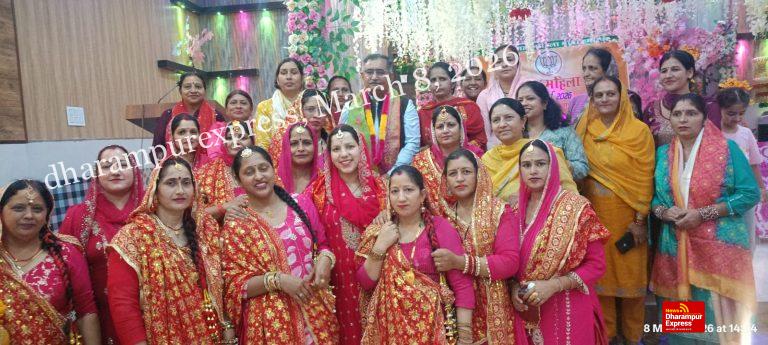 अंतरराष्ट्रीय महिला दिवस पर भाजपा महिला मोर्चा का जिला स्तरीय कार्यक्रम आयोजित