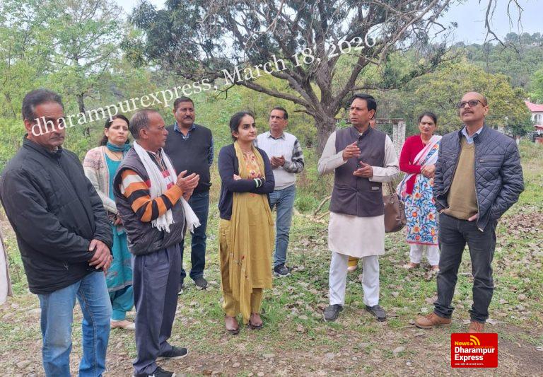 विकास कार्यों के निरीक्षण के लिए बिझड़ी के गांवों में पहुंचीं डीसी गंधर्वा राठौड़