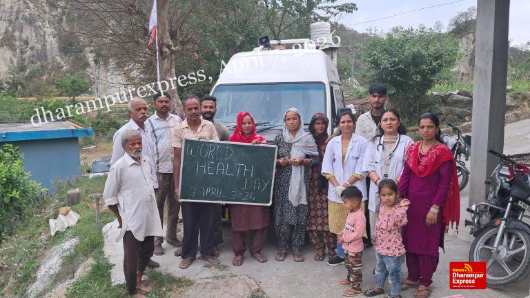 विश्व स्वास्थ्य दिवस पर अस्पताल सेवा ने जांचा 844 लोगों का स्वास्थ्य