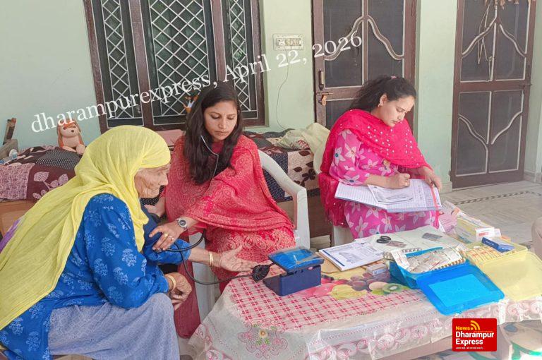 अस्पताल सेवा ने नादौन, भोरंज, बड़सर में जांचा 232 लोगों का स्वास्थ्य