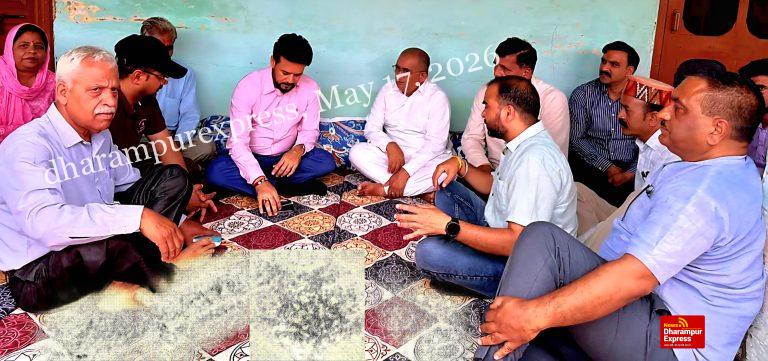 अनुराग सिंह ठाकुर ने पूर्व विधायक विजय अग्निहोत्री की माताजी के निधन पर गहरा शोक व्यक्त कर अपनी संवेदनाएं प्रकट की