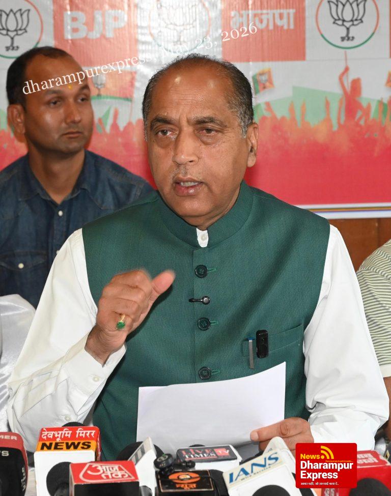 मंत्रिमंडल के निर्णय में दिखी नगर निकायों के परिणाम से बौखलाहटः जयराम ठाकुर