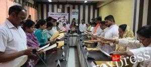 जिला परिषद के सभी 19 नवनिर्वाचित सदस्यों ने ली शपथ
